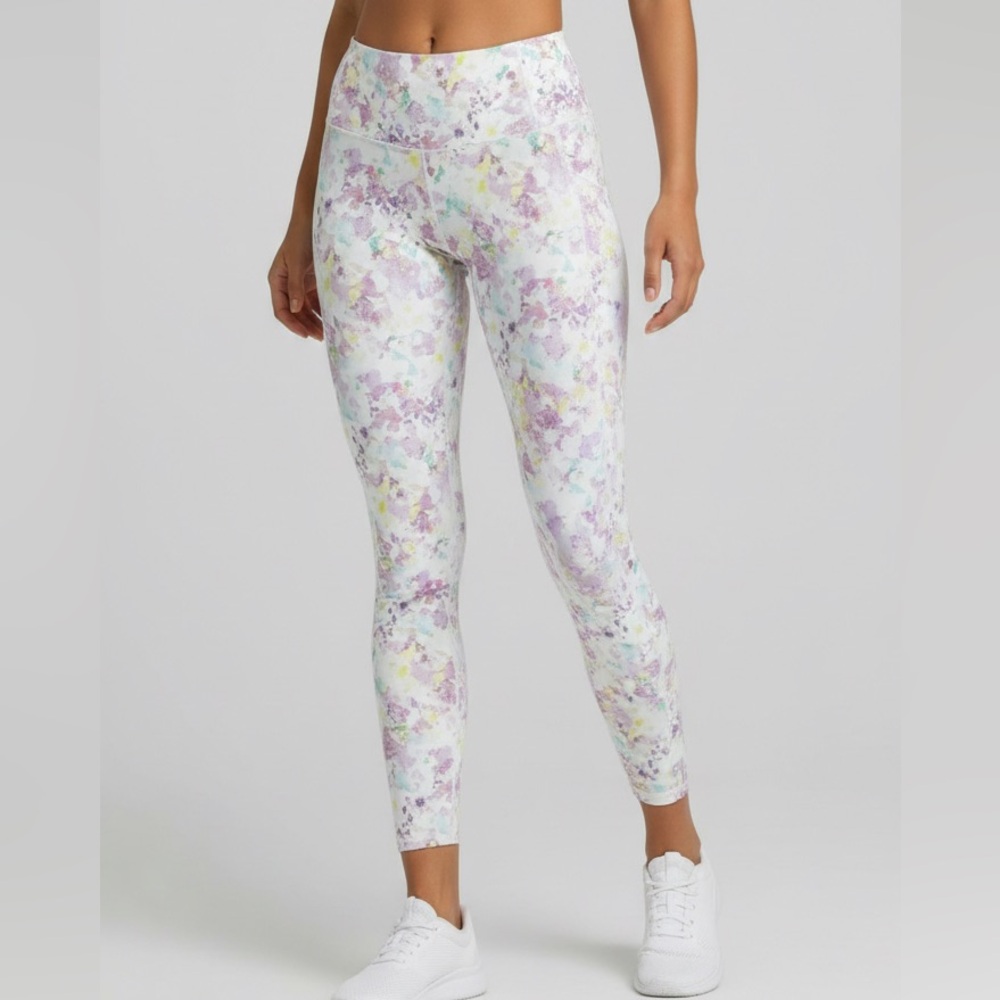 RBX Active High Waisted Mosaic Print Leggings with Pockets. - Picture 2 of 8
